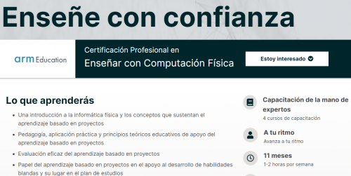 Descuento EdX en Certificado Profesional en Enseñanza con Computación Física