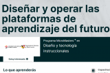Promoción EdX en el Programa MicroMasters® en Diseño y tecnología instruccionales